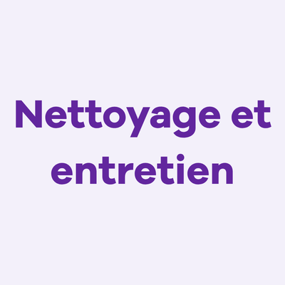 Image Nettoyage et Entretien